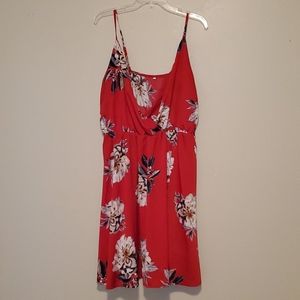 Shein Red Floral Cami Dress 4X
